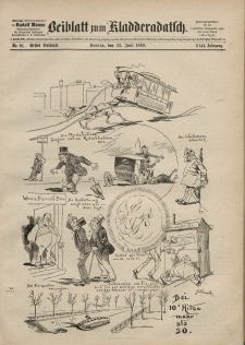 Kladderadatsch, 42. Jahrgang, 23. Juni 1889, Nr. 28 (Beiblatt)
