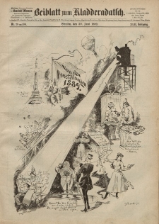 Kladderadatsch, 42. Jahrgang, 30. Juni 1889, Nr. 29/30 (Beiblatt)