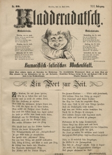 Kladderadatsch, 42. Jahrgang, 14. Juli 1889, Nr. 32