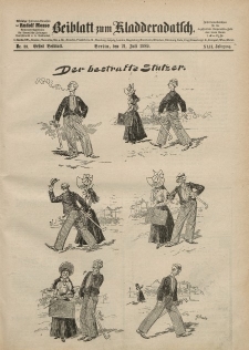 Kladderadatsch, 42. Jahrgang, 21. Juli 1889, Nr. 33 (Beiblatt)