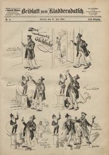 Kladderadatsch, 42. Jahrgang, 28. Juli 1889, Nr. 34 (Beiblatt)