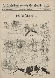 Kladderadatsch, 42. Jahrgang, 4. August 1889, Nr. 35 (Beiblatt)