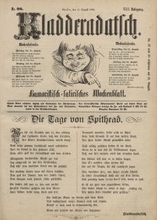 Kladderadatsch, 42. Jahrgang, 11. August 1889, Nr. 36