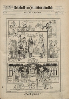 Kladderadatsch, 42. Jahrgang, 11. August 1889, Nr. 36 (Beiblatt)
