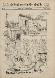 Kladderadatsch, 42. Jahrgang, 1. September 1889, Nr. 40 (Beiblatt)