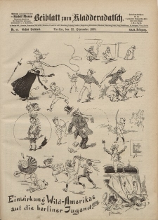 Kladderadatsch, 42. Jahrgang, 22. September 1889, Nr. 43 (Beiblatt)