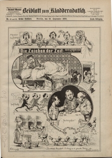 Kladderadatsch, 42. Jahrgang, 29. September 1889, Nr. 44/45 (Beiblatt)