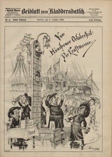 Kladderadatsch, 42. Jahrgang, 6. Oktober 1889, Nr. 46 (Beiblatt)