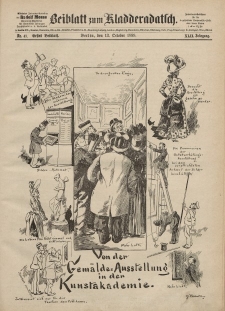 Kladderadatsch, 42. Jahrgang, 13. Oktober 1889, Nr. 47 (Beiblatt)