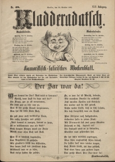 Kladderadatsch, 42. Jahrgang, 20. Oktober 1889, Nr. 48