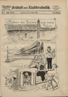 Kladderadatsch, 42. Jahrgang, 20. Oktober 1889, Nr. 48 (Beiblatt)