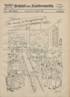 Kladderadatsch, 42. Jahrgang, 10. November 1889, Nr. 51 (Beiblatt)