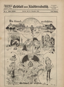 Kladderadatsch, 42. Jahrgang, 24. November 1889, Nr. 54 (Beiblatt)