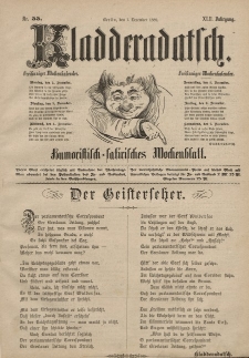 Kladderadatsch, 42. Jahrgang, 1. Dezember 1889, Nr. 55