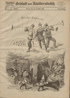 Kladderadatsch, 42. Jahrgang, 29. Dezember 1889, Nr. 59/60 (Beiblatt)