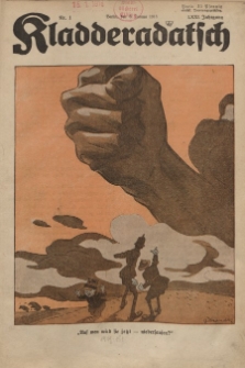 Kladderadatsch, 71. Jahrgang, 6. Januar 1918, Nr. 1