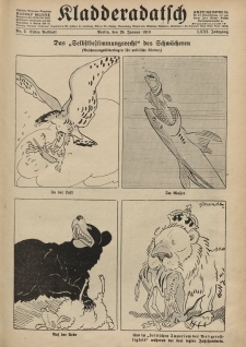 Kladderadatsch, 71. Jahrgang, 20. Januar 1918, Nr. 3 (Beiblatt)