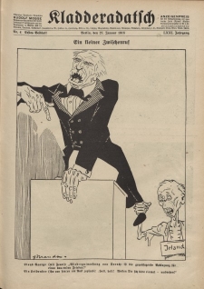 Kladderadatsch, 71. Jahrgang, 27. Januar 1918, Nr. 4 (Beiblatt)