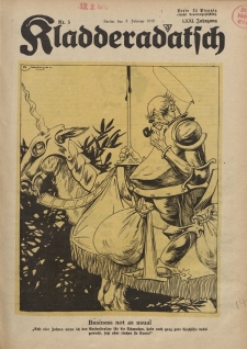 Kladderadatsch, 71. Jahrgang, 3. Februar 1918, Nr. 5