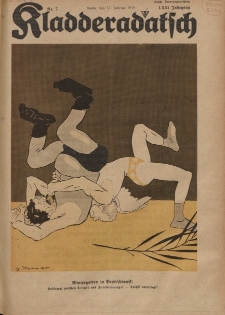 Kladderadatsch, 71. Jahrgang, 17. Februar 1918, Nr. 7