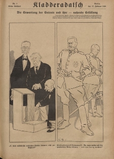 Kladderadatsch, 71. Jahrgang, 17. Februar 1918, Nr. 7 (Beiblatt)