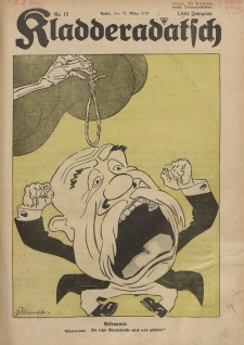 Kladderadatsch, 71. Jahrgang, 24. März 1918, Nr. 12