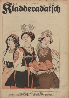 Kladderadatsch, 71. Jahrgang, 12. Mai 1918, Nr. 19