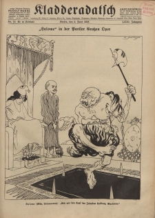 Kladderadatsch, 71. Jahrgang, 2. Juni 1918, Nr. 22 (Beiblatt)