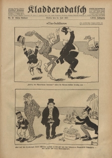 Kladderadatsch, 71. Jahrgang, 14. Juli 1918, Nr. 28 (Beiblatt)