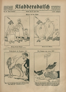 Kladderadatsch, 71. Jahrgang, 21. Juli 1918, Nr. 29 (Beiblatt)