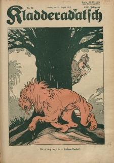Kladderadatsch, 71. Jahrgang, 25. August 1918, Nr. 34