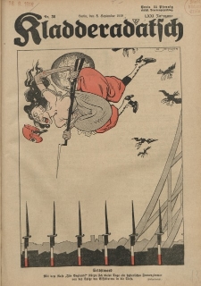 Kladderadatsch, 71. Jahrgang, 8. September 1918, Nr. 36