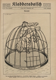 Kladderadatsch, 71. Jahrgang, 8. September 1918, Nr. 36 (Beiblatt)
