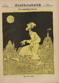 Kladderadatsch, 71. Jahrgang, 22. September 1918, Nr. 38 (Beiblatt)