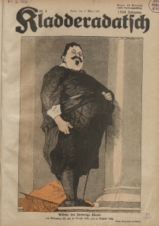Kladderadatsch, 72. Jahrgang, 2. März 1919, Nr. 9