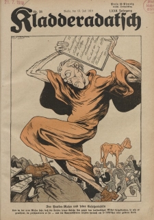 Kladderadatsch, 72. Jahrgang, 13. Juli 1919, Nr. 28