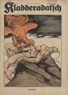 Kladderadatsch, 72. Jahrgang, 3. August 1919, Nr. 31