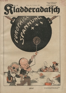 Kladderadatsch, 72. Jahrgang, 5. Oktober 1919, Nr. 40