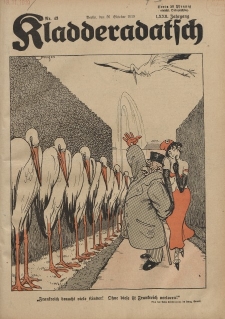 Kladderadatsch, 72. Jahrgang, 26. Oktober 1919, Nr. 43