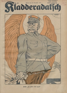 Kladderadatsch, 72. Jahrgang, 16. November 1919, Nr. 46
