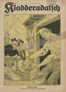Kladderadatsch, 72. Jahrgang, 23. November 1919, Nr. 47