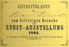 Eintrittskarte für… zum dem beliebigen Besuche Kunst – Ausstellung