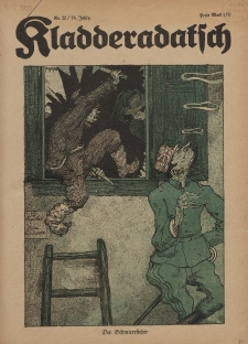 Kladderadatsch, 74. Jahrgang, 29. Mai 1921, Nr. 22