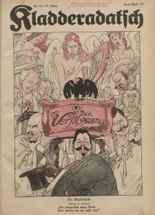 Kladderadatsch, 74. Jahrgang, 2. Oktober 1921, Nr. 40