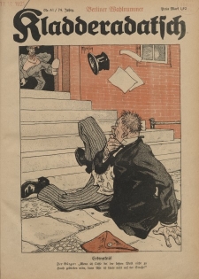 Kladderadatsch, 74. Jahrgang, 9. Oktober 1921, Nr. 41