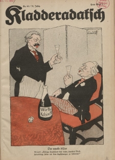 Kladderadatsch, 74. Jahrgang, 13. November 1921, Nr. 46