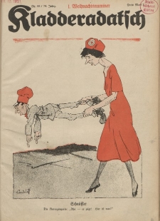 Kladderadatsch, 74. Jahrgang, 4. Dezember 1921, Nr. 49