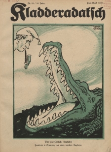 Kladderadatsch, 76. Jahrgang, 3. Juni 1923, Nr. 22