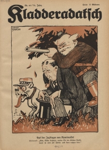 Kladderadatsch, 76. Jahrgang, 7. Oktober 1923, Nr. 40