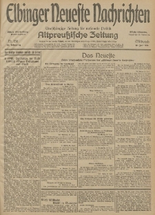 Elbinger Neueste Nachrichten, Nr. 156 Mittwoch 10 Juni 1914 66. Jahrgang